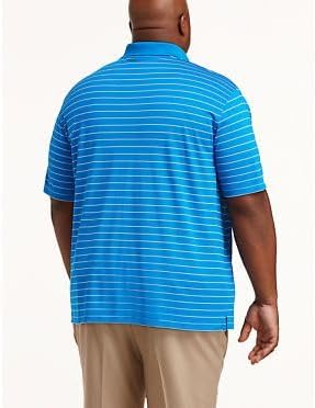 DXL Big + Tall Essentials Men’s Big and Tall Striped Golf Polo Shirt ...